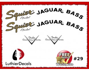 Fender Jaguar/Squier Decals